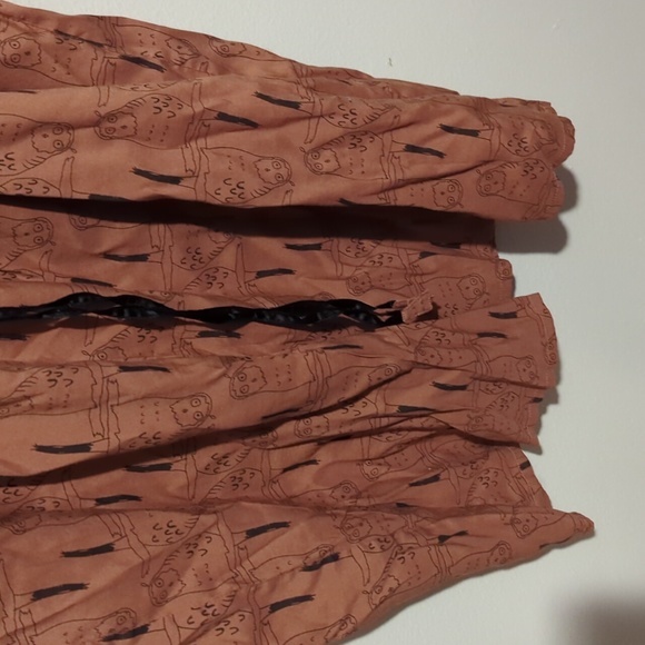 Whimsical Owl print Pou dou dou dress medium - Picture 6 of 9